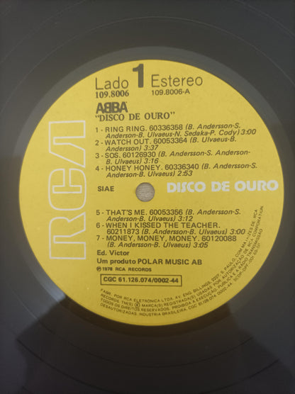 Lp Vinil ABBA Disco De Ouro
