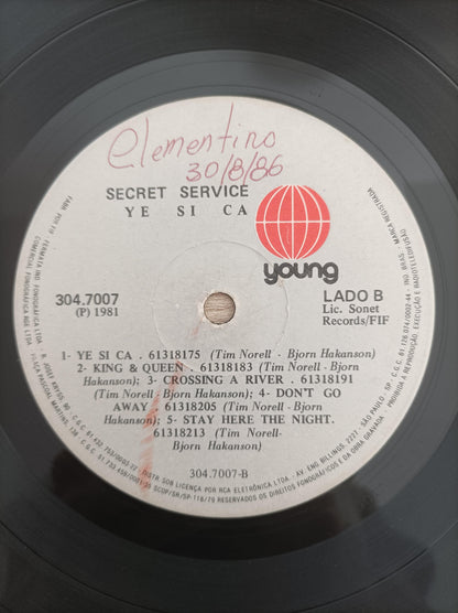 Lp Vinil Secret Service Ye Si Ca