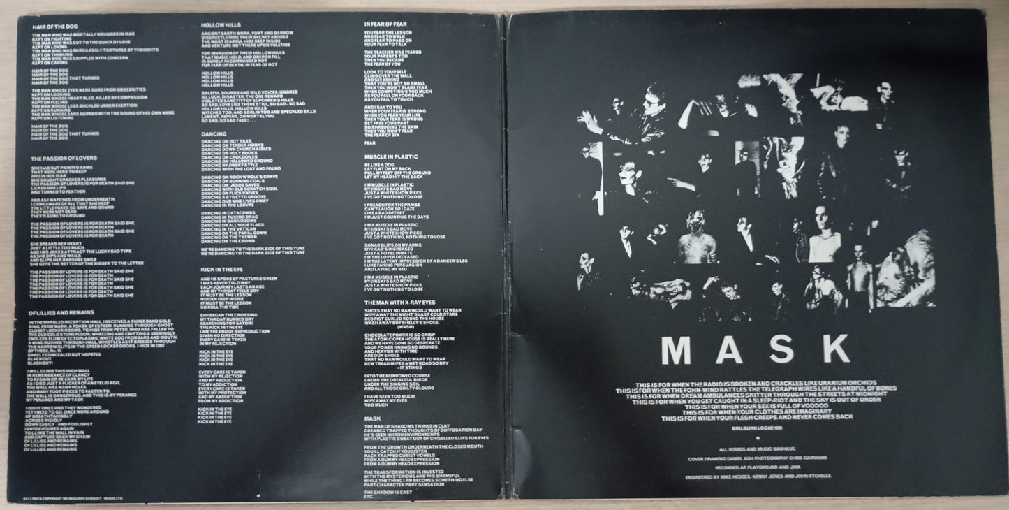 Lp Vinil Bauhaus Mask Capa Dupla