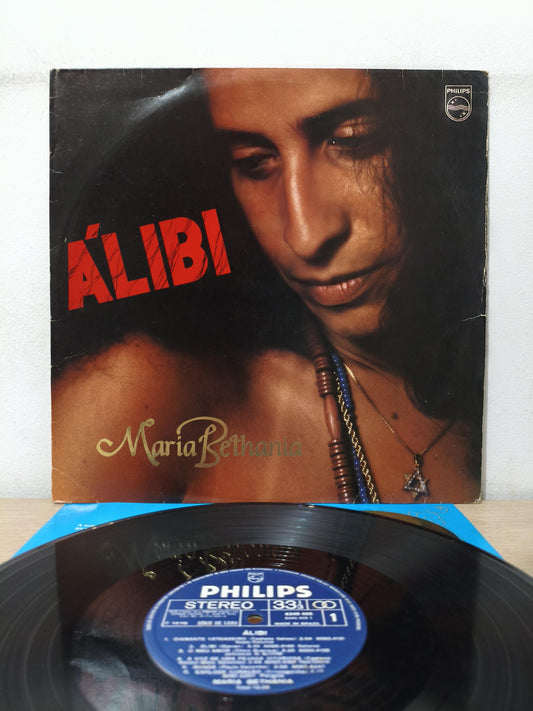 Lp Vinil Maria Bethânia Álibi Com Encarte