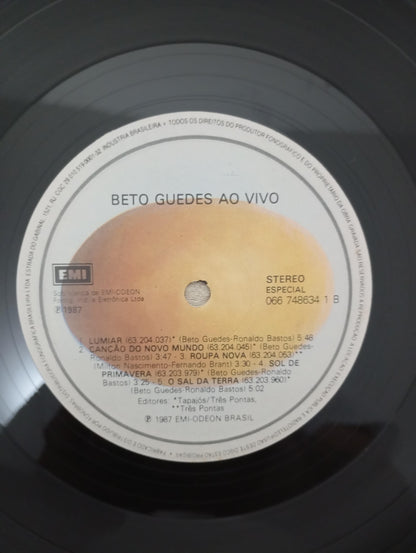 Lp Vinil Beto Guedes Ao Vivo