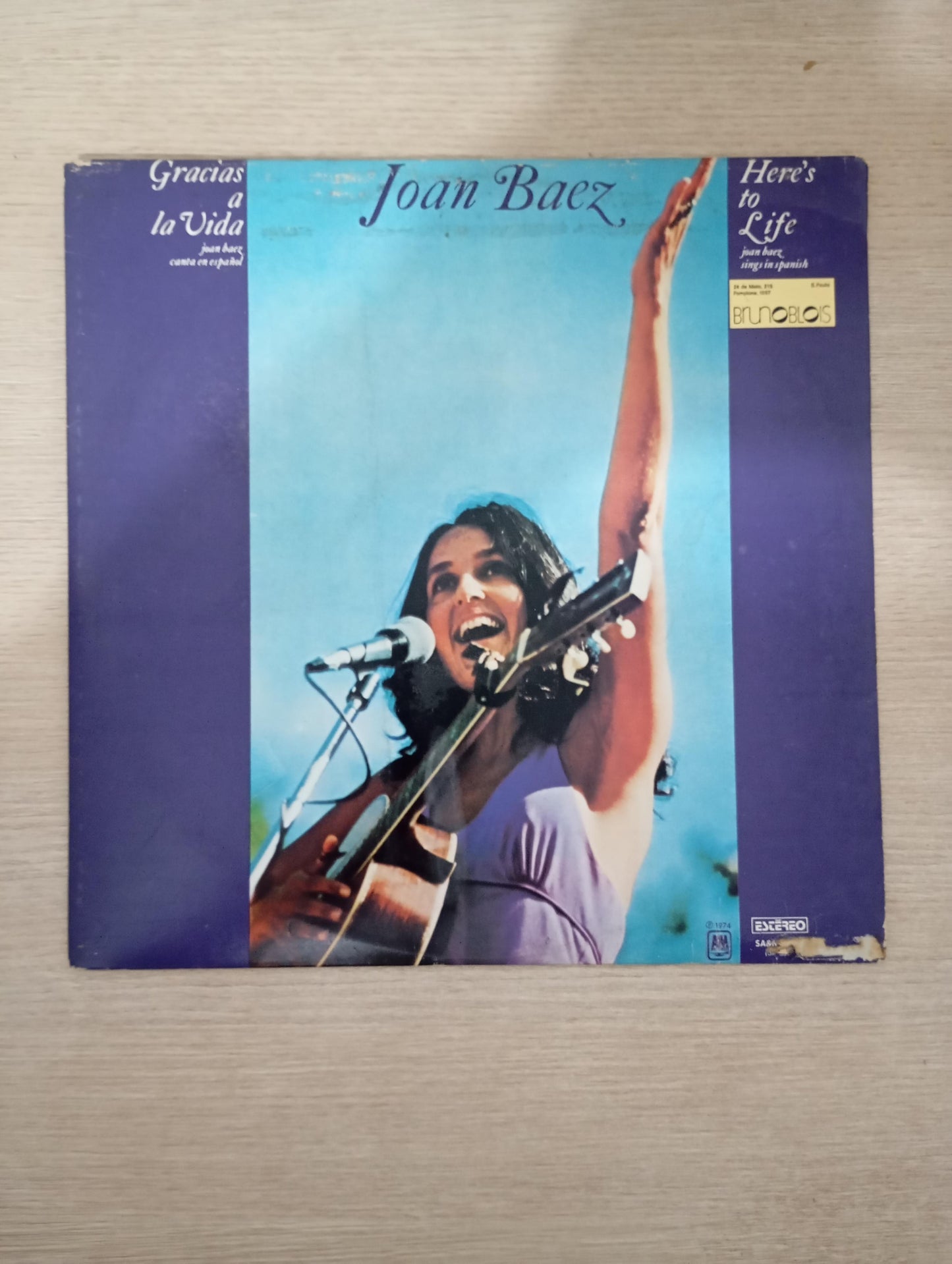 Lp Vinil Joan Baez Gracias A La Vida