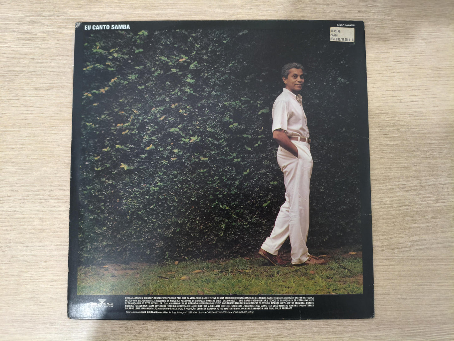 Lp Vinil Paulinho Da Viola Eu Canto Samba Com Encarte