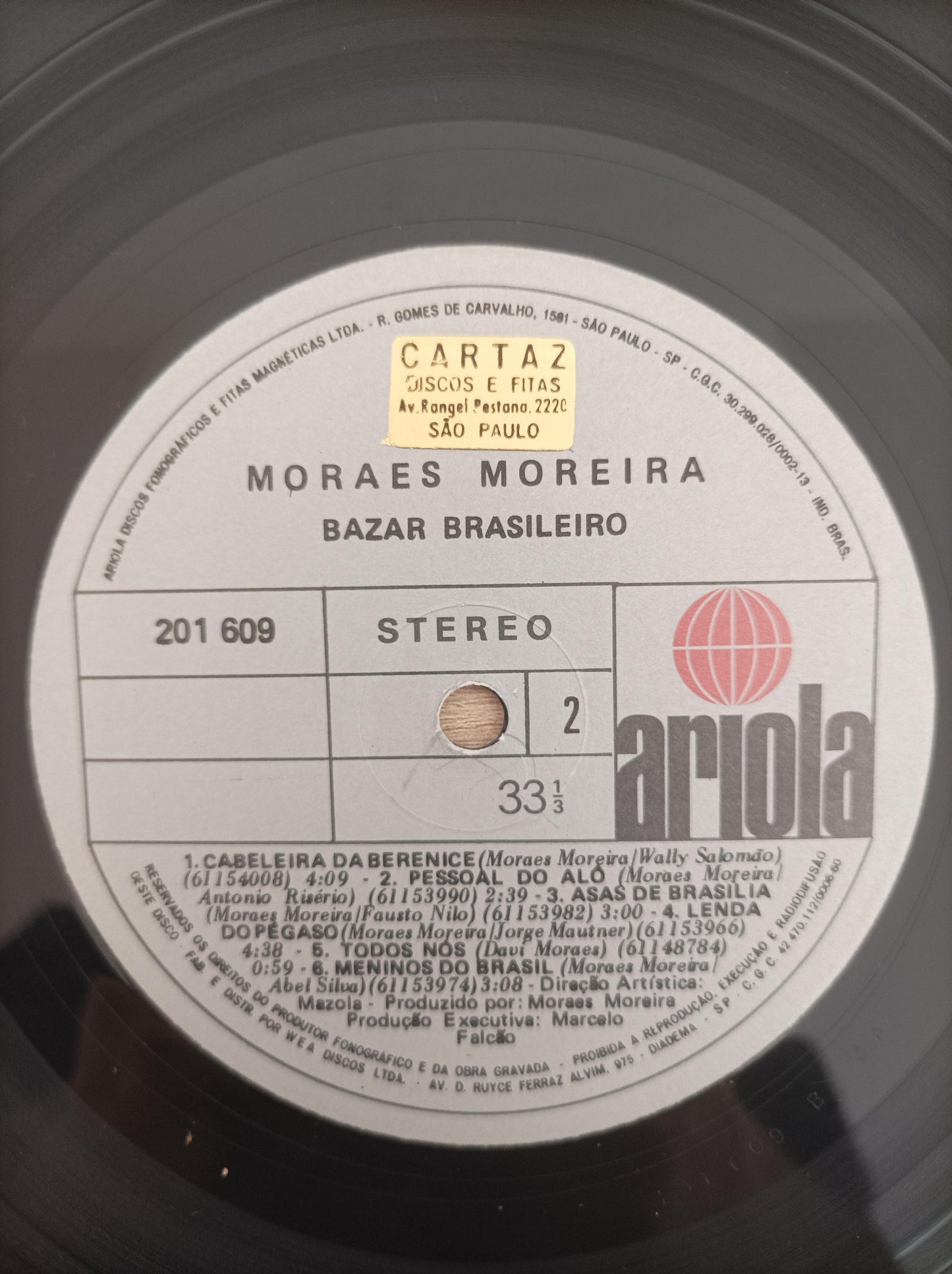 Lp Vinil Moraes Moreira Bazar Brasileiro Com Encartes