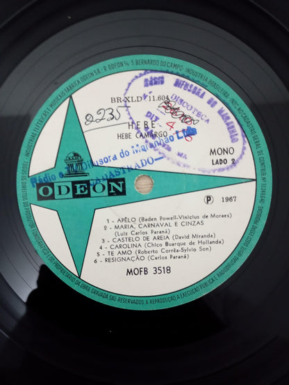 Lp Vinil Hebe Camargo Hebe 1967
