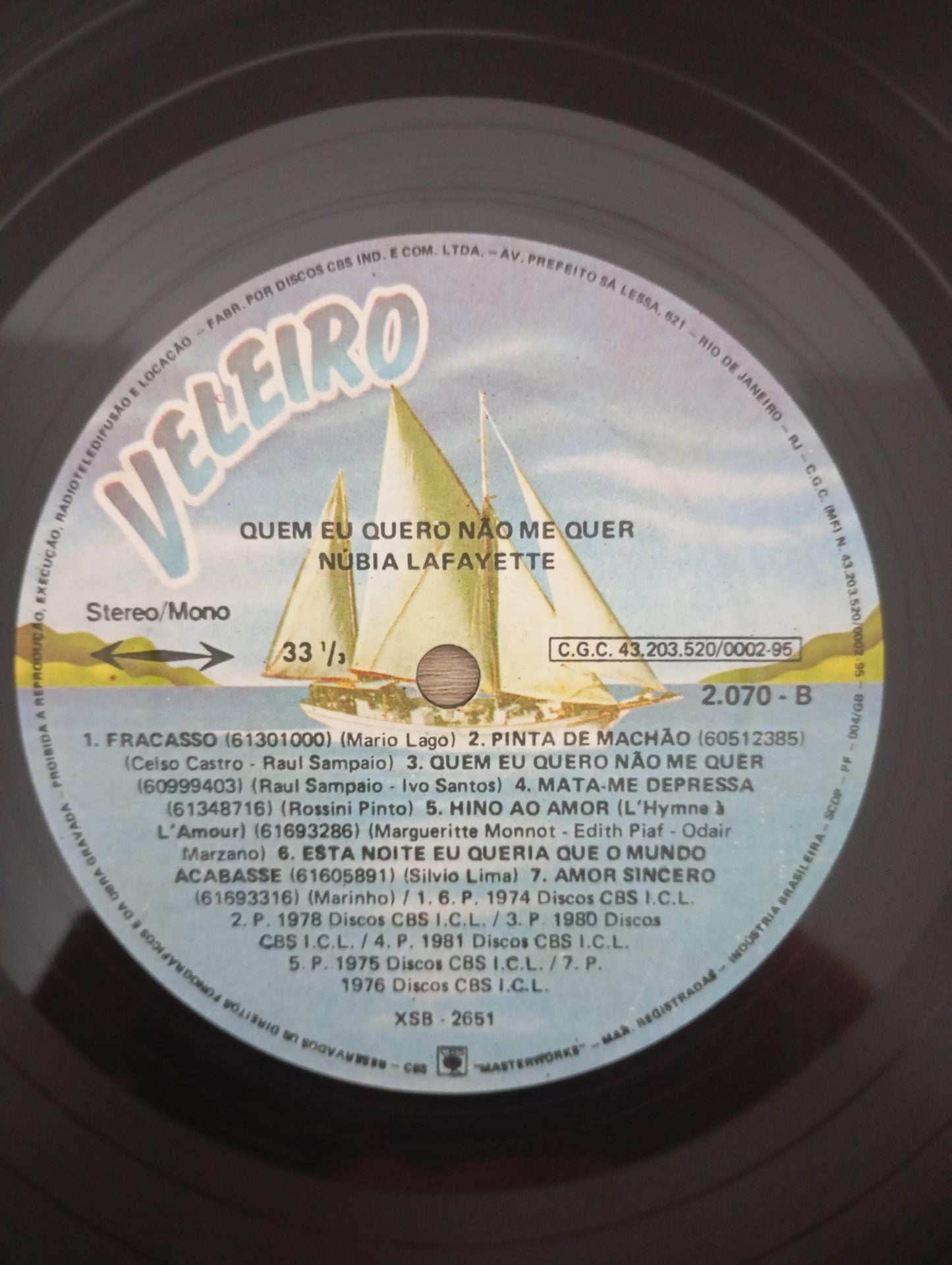 Lp Vinil Núbia Lafayette Quem Eu Quero Não Me Quer