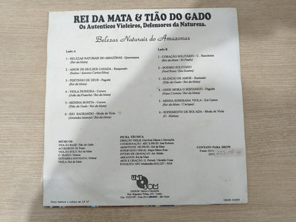 Lp Vinil Rei da Mata & Tião do Gado Os Autenticos Violeiros