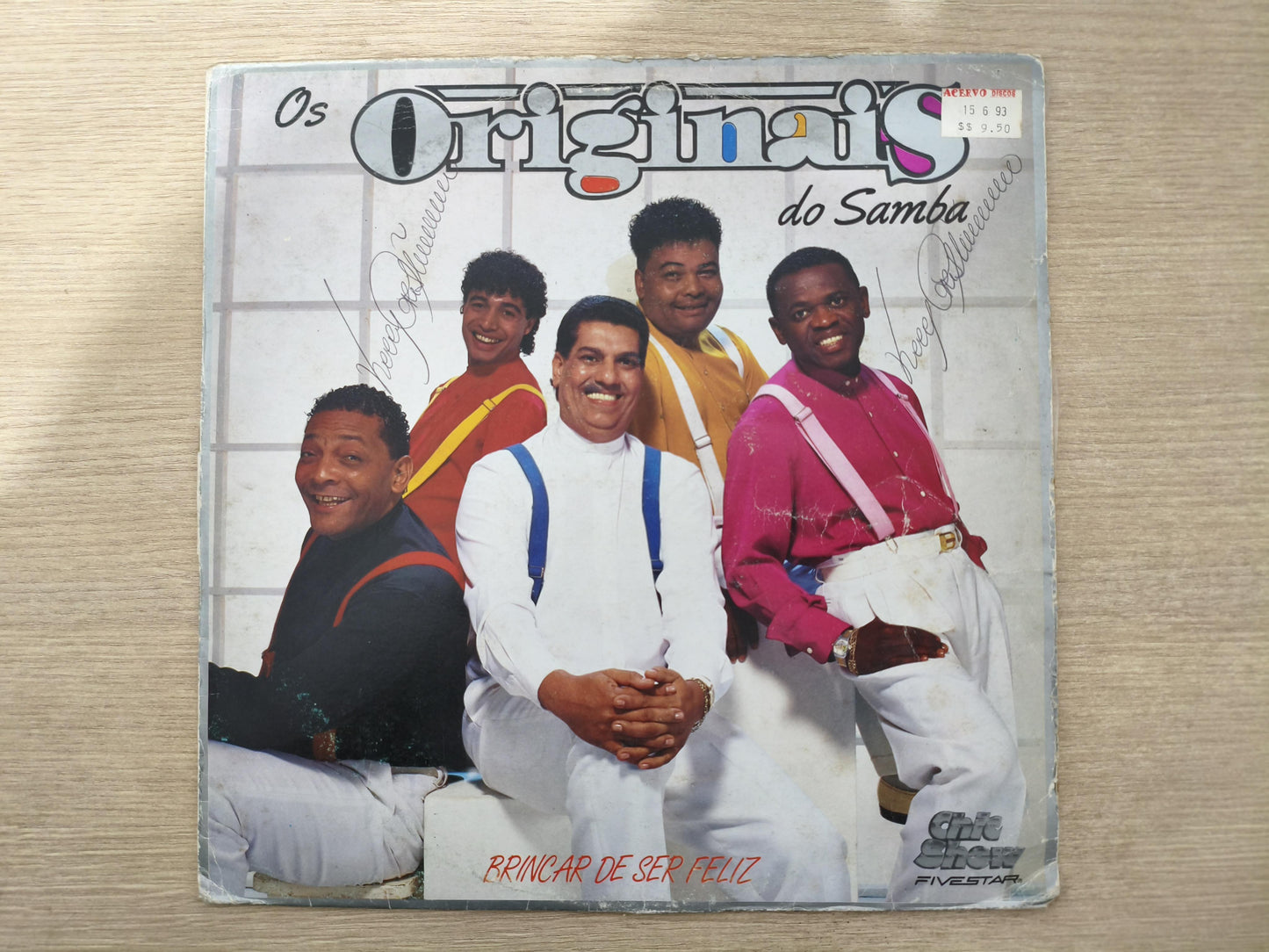 Lp Vinil Os Originais Do Samba Brincar De Ser Feliz