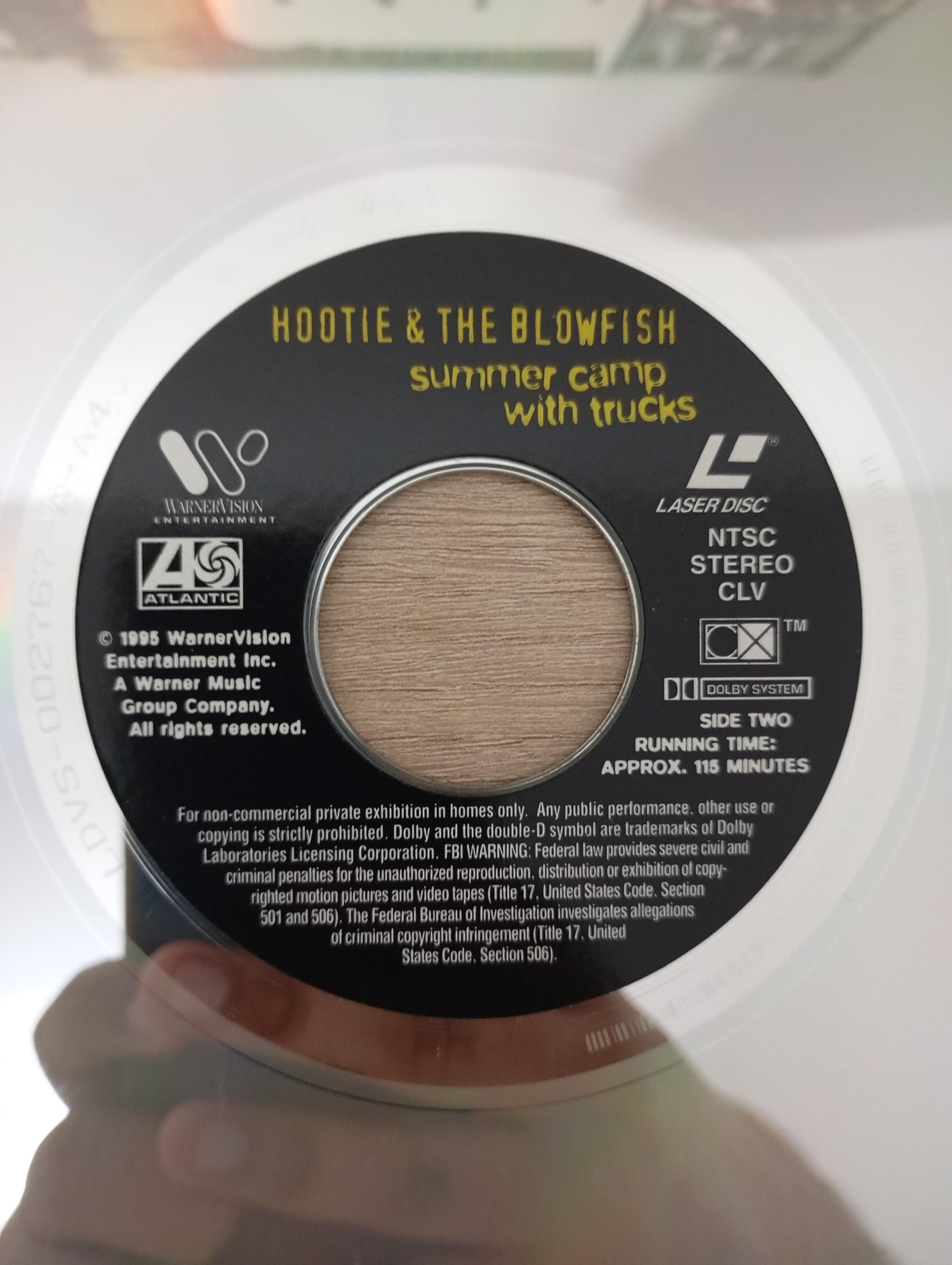 LD LaserDisc Hootie & The Blowfish Summer Camp With Imp USA