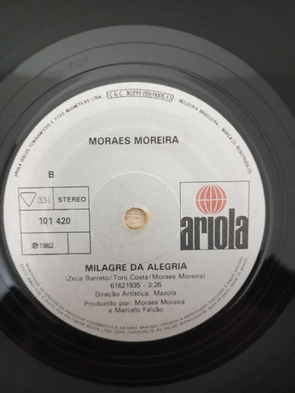 Vinil Compacto Moraes Moreira Sangue Swing / Milagre Alegria