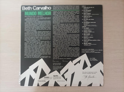 Lp Vinil Beth Carvalho Mundo Melhor Com Encarte