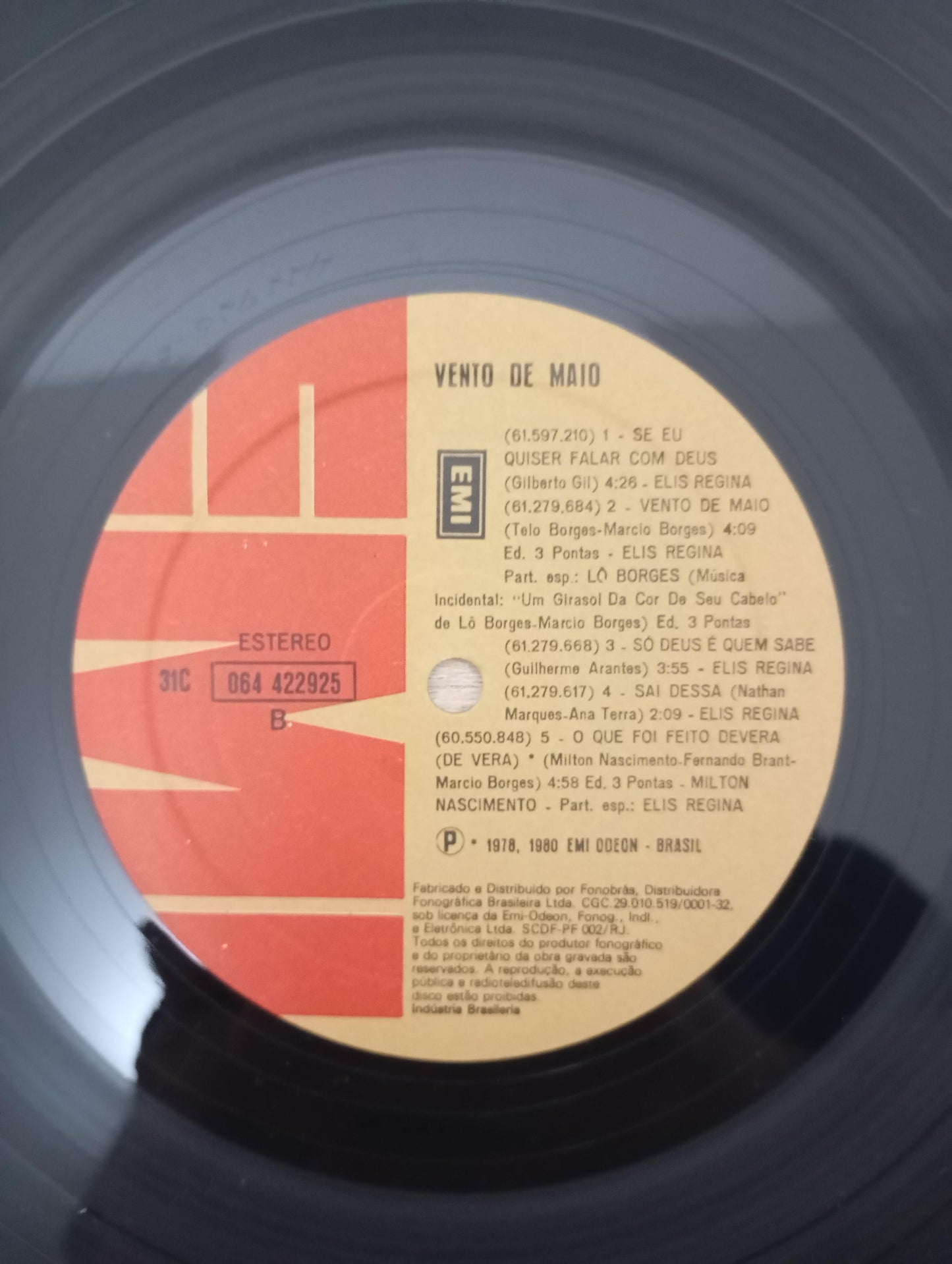 Lp Vinil Elis Regina Vento De Maio
