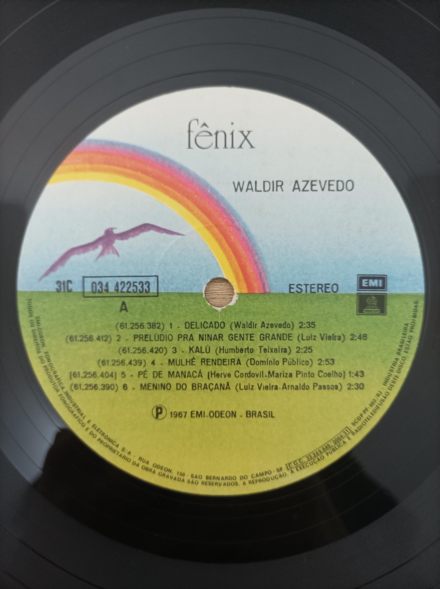 Lp Vinil Waldir Azevedo Delicado