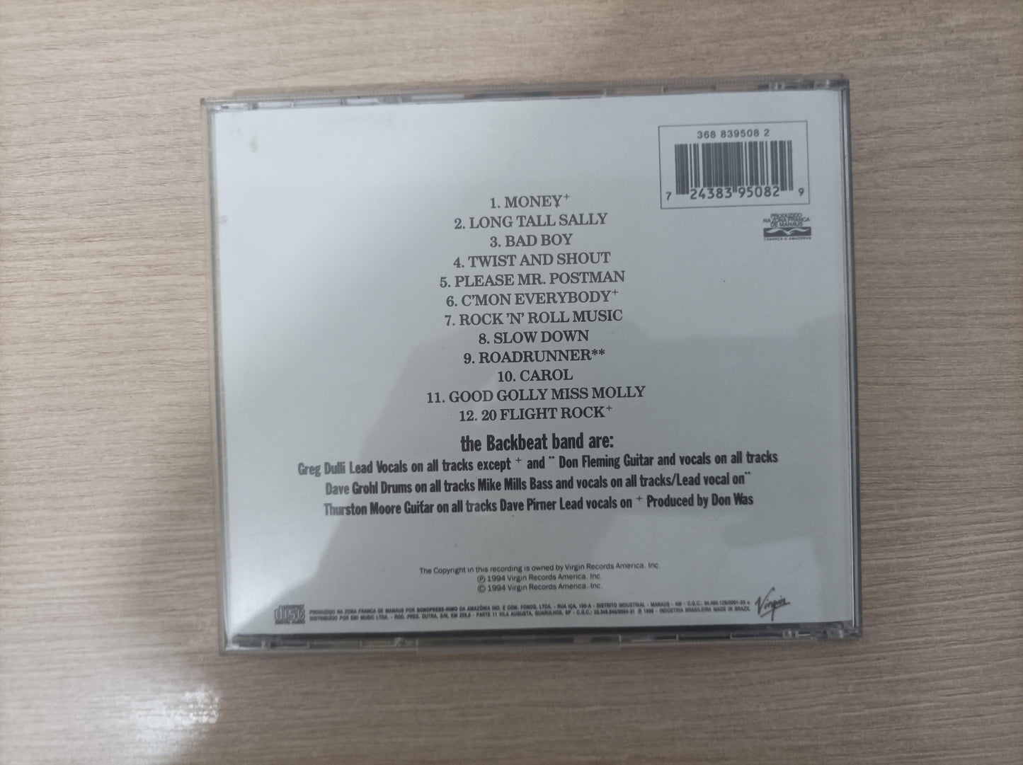 CD Backbeat Soundtrack