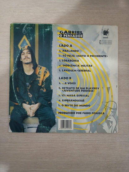 Disco Vinil 1993 Gabriel O Pensador Com Encarte A