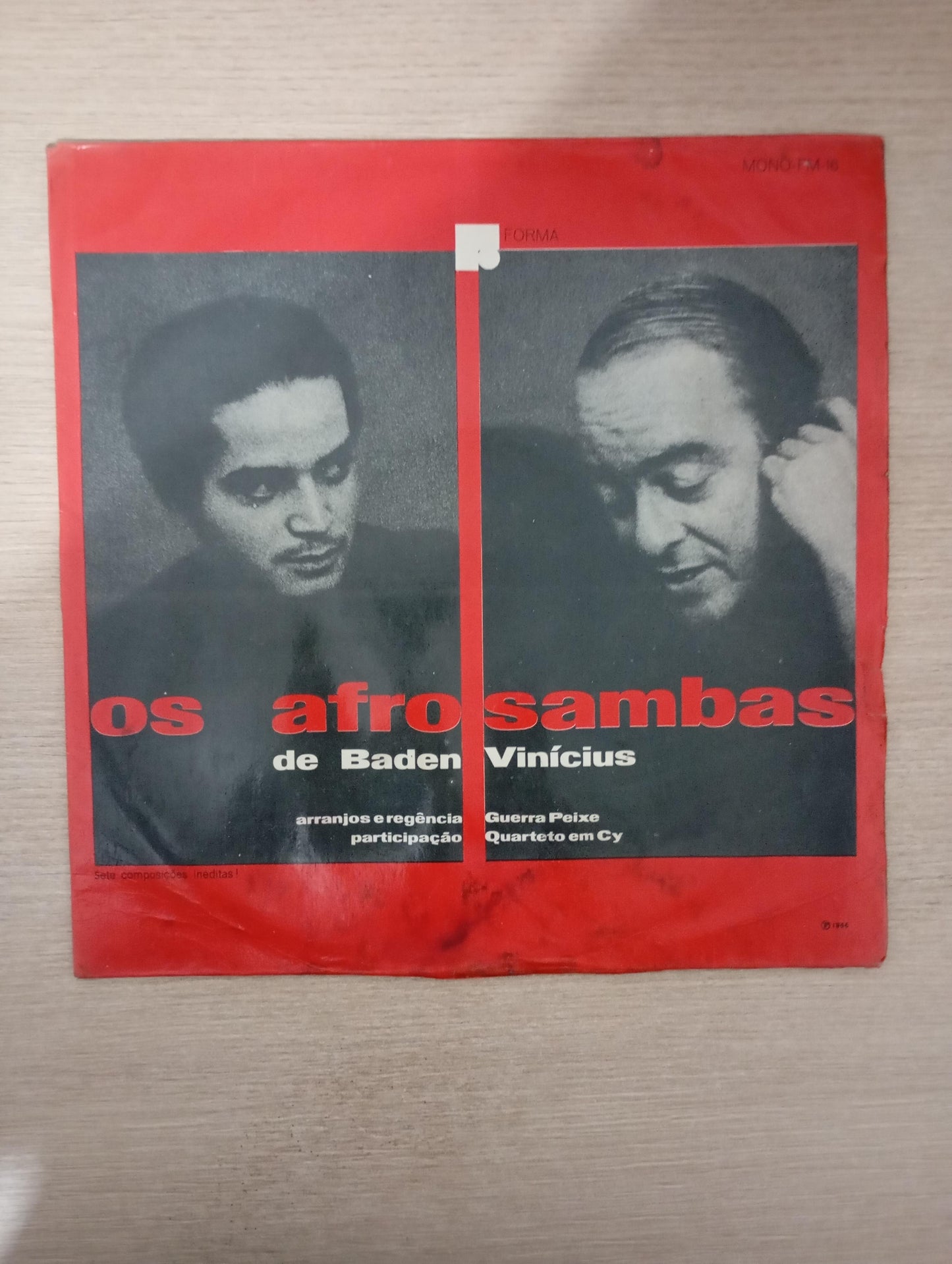 Lp Vinil Powell Vinicius Os Afro Sambas Original 1966, Leia