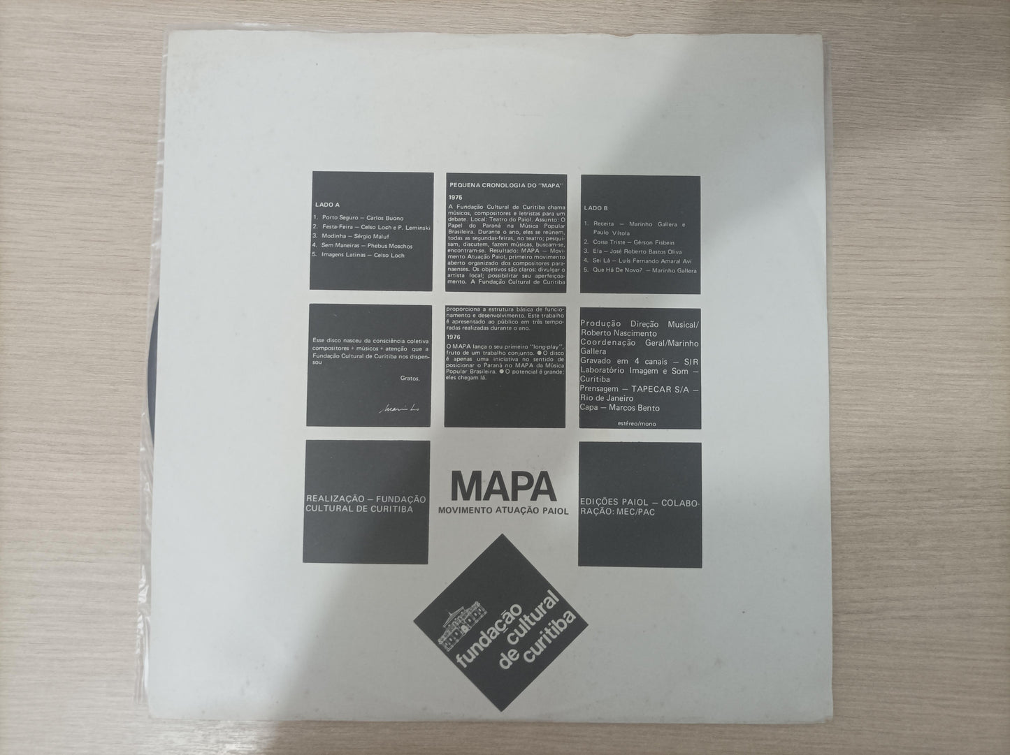 Lp Vinil MAPA Movimento Atuação Paiol