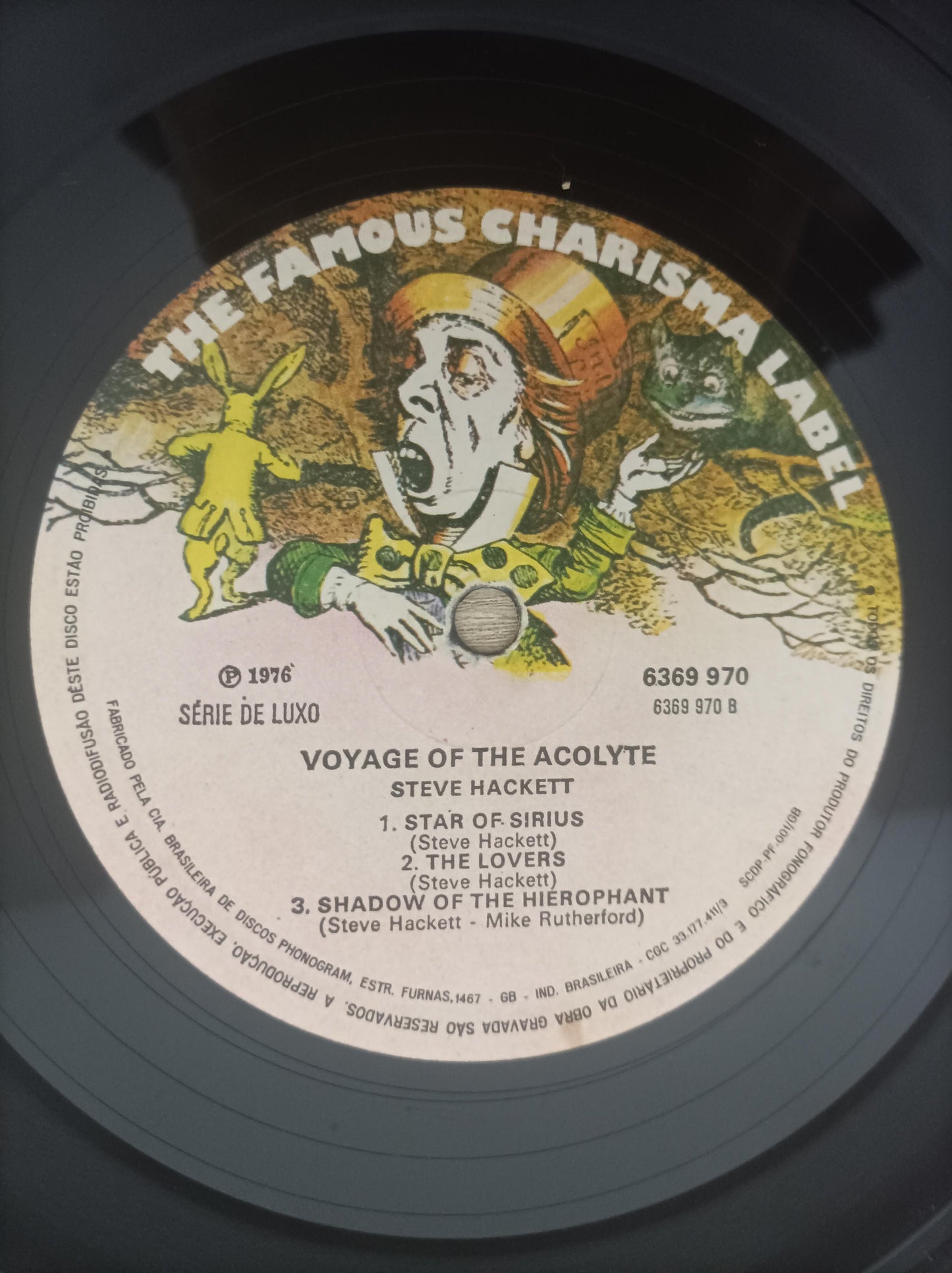 Disco Vinil Voyage Of The Acolyte Steve Hackett C/ Encarte A