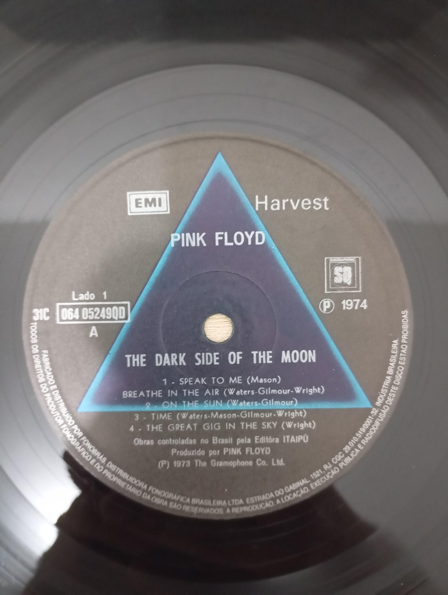 Lp Vinil Pink Floyd Dark Side Of The Moon 1973 Capa Dupla