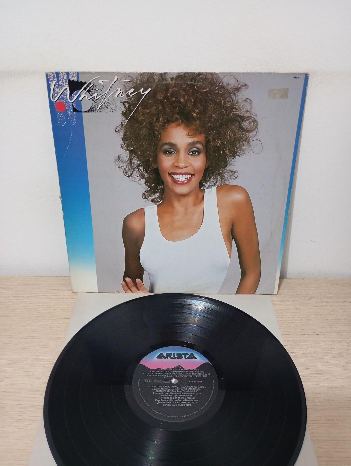 Lp Vinil Whitney Houston 1987 Com Encarte