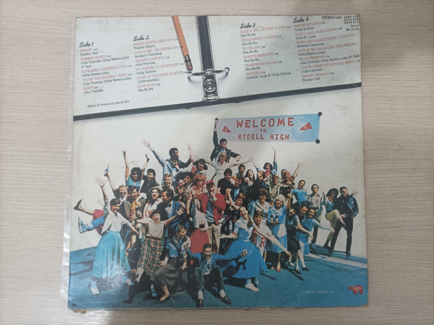 Lp Vinil Grease Nos Tempos da Brilhantina Duplo