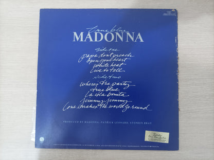 Lp Vinil Madonna True Blue Com Poster Com Encarte