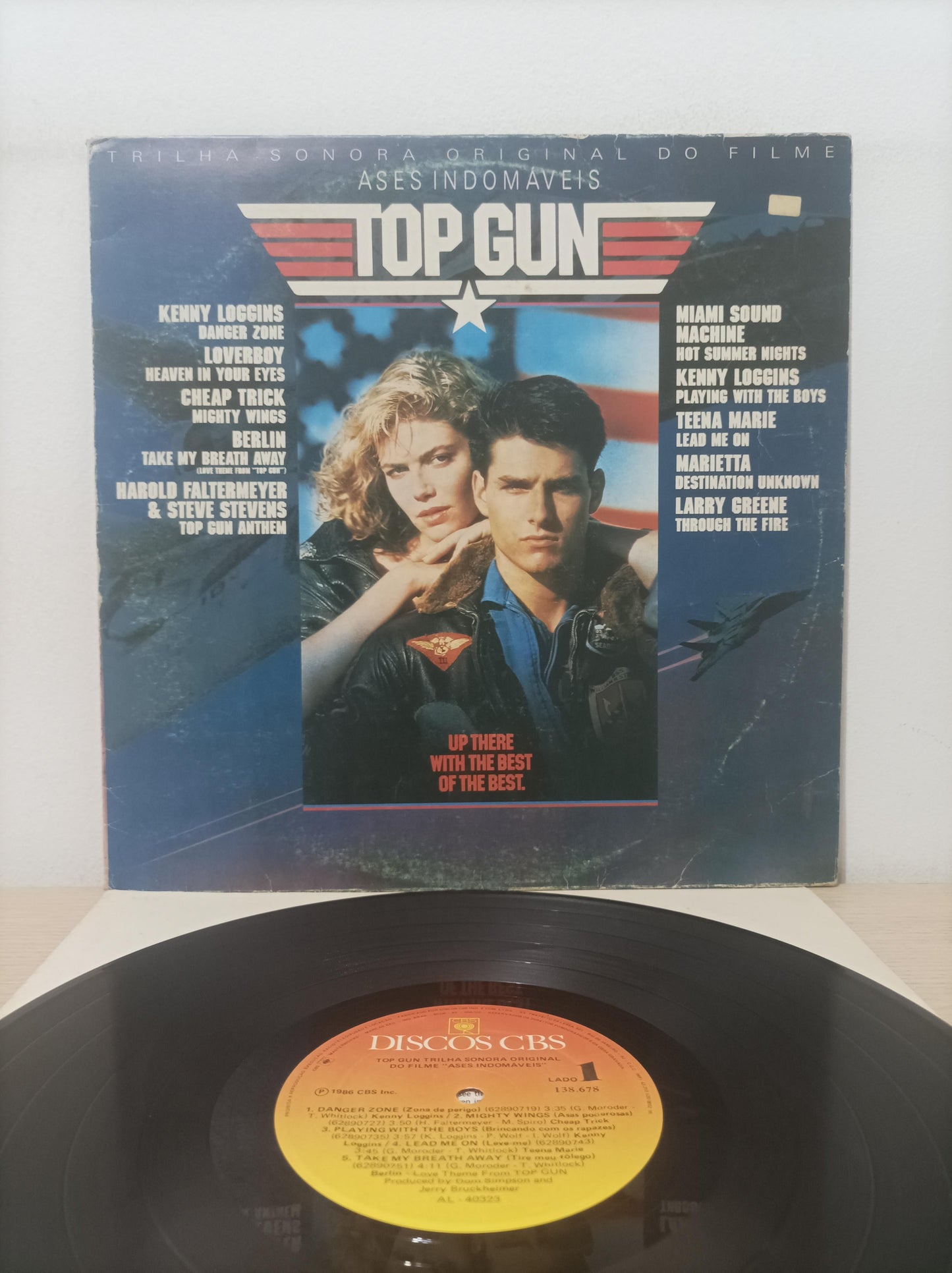 Disco Vinil Gun Trilha Sonora Top Com Encarte A
