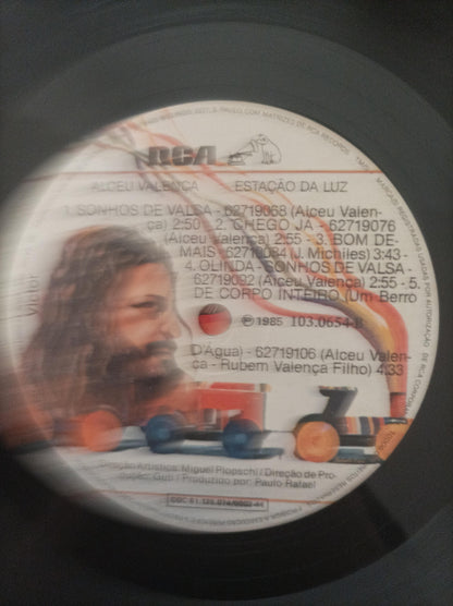 Disco Vinil Estação Da Luz Alceu Valença Com Encarte A