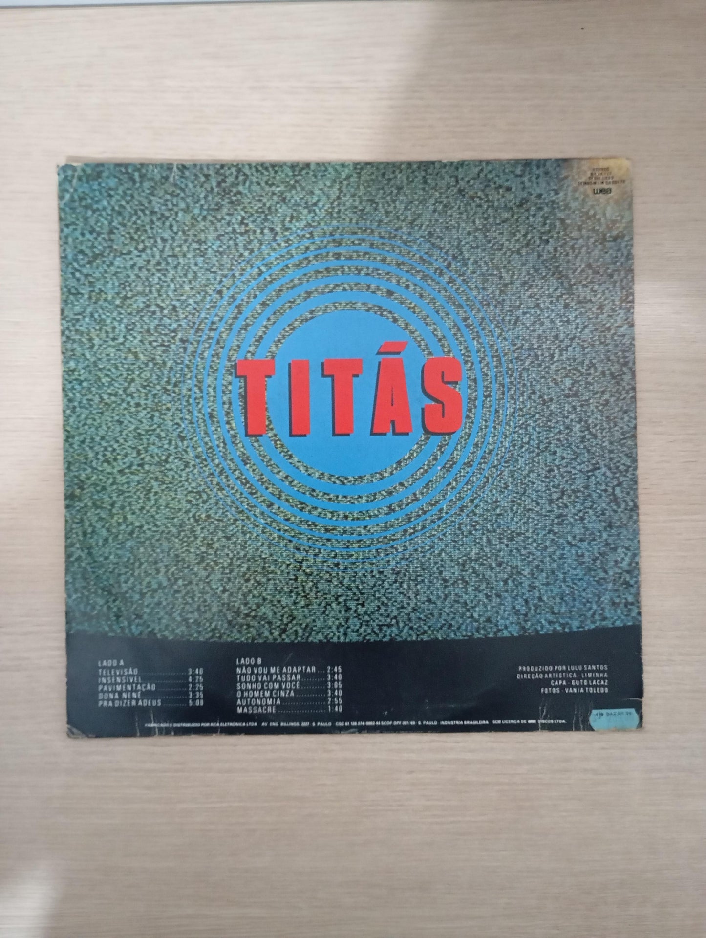 Lp Vinil Titãs Televisão