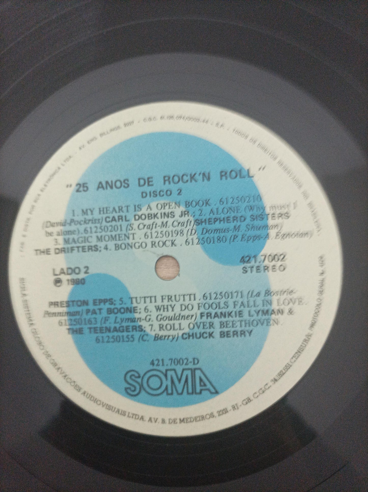 Lp Vinil 25 Anos de Rock'n Roll Duplo