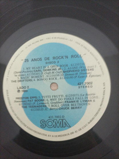 Lp Vinil 25 Anos de Rock'n Roll Duplo