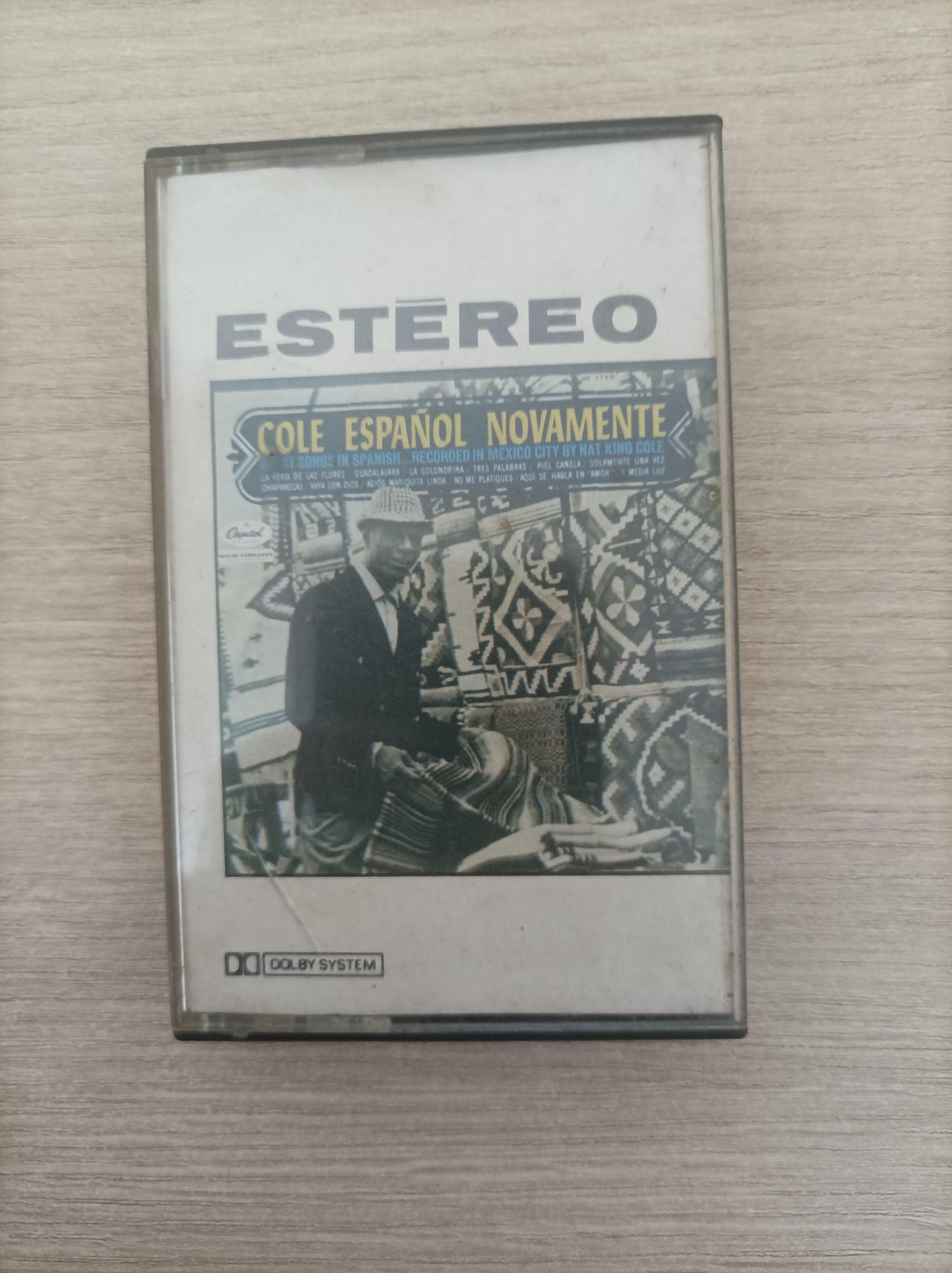 Fita K7 Cassete Nat King Cole Cole Español Novamente