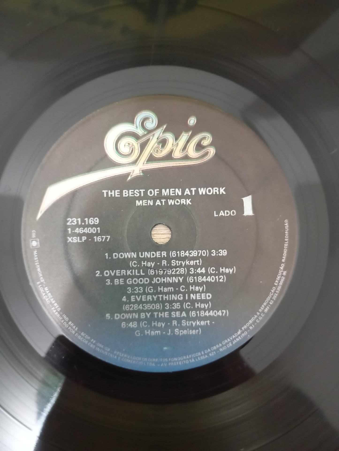 Lp Vinil Men At Work The Best Of Men At Work