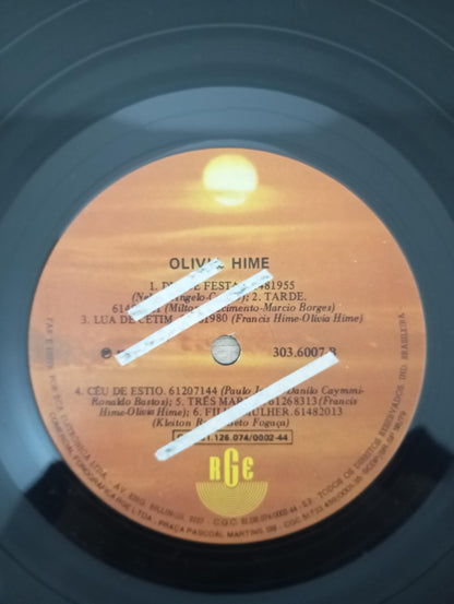 Lp Vinil Olivia Hime 1981 Com Encarte