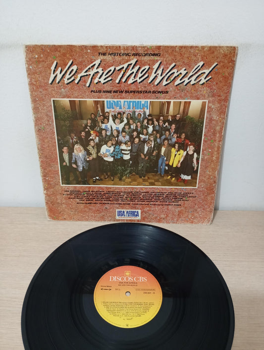 Lp Vinil USA For Africa We Are The World Capa Dupla