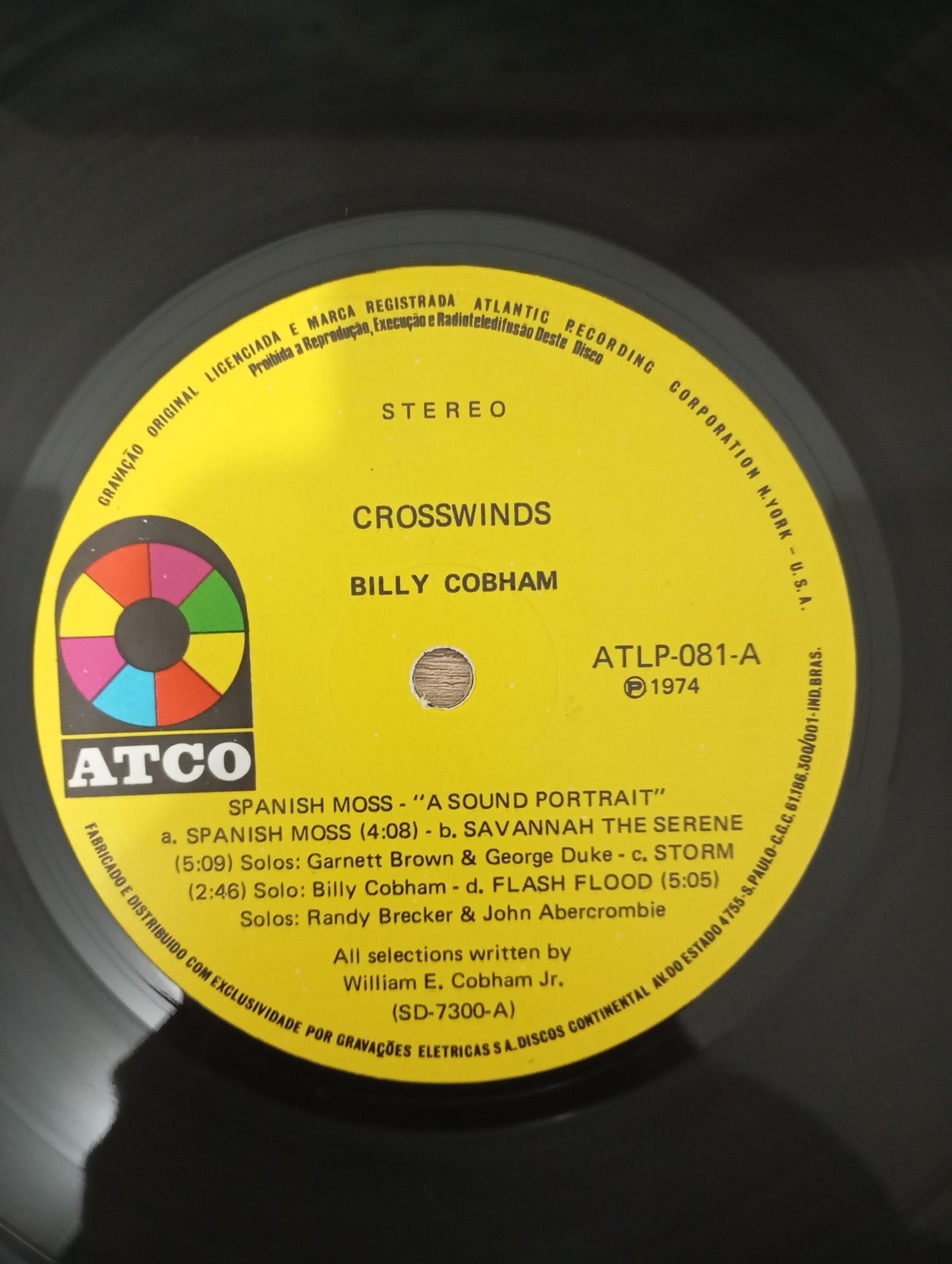 Lp Vinil Billy Cobham Crosswinds