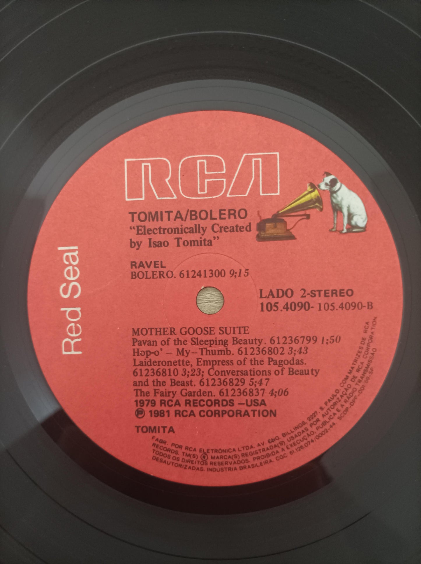 Lp Vinil Tomita Bolero