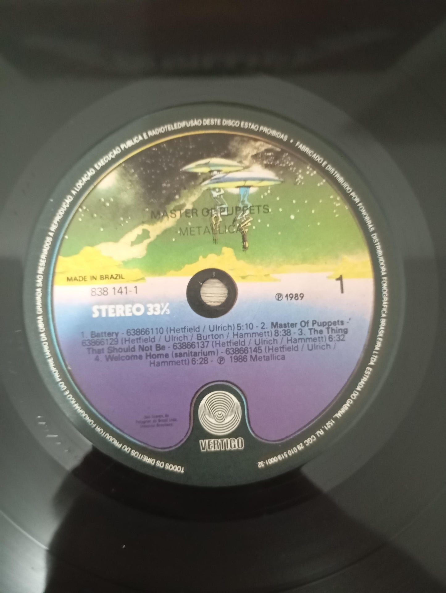 Lp Vinil Metallica Master Of Puppets