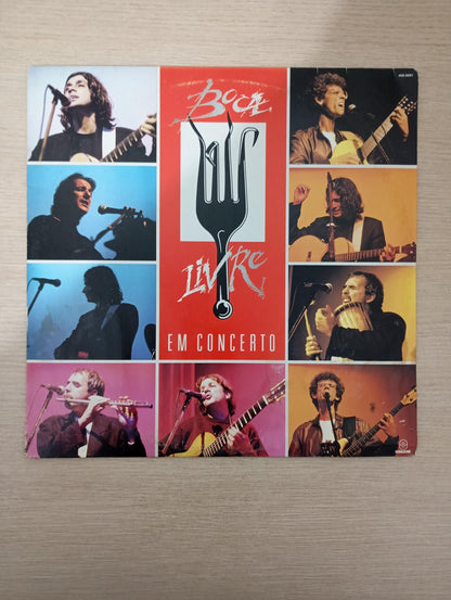 Disco Vinil Em Concerto Boca Livre Com Encarte A
