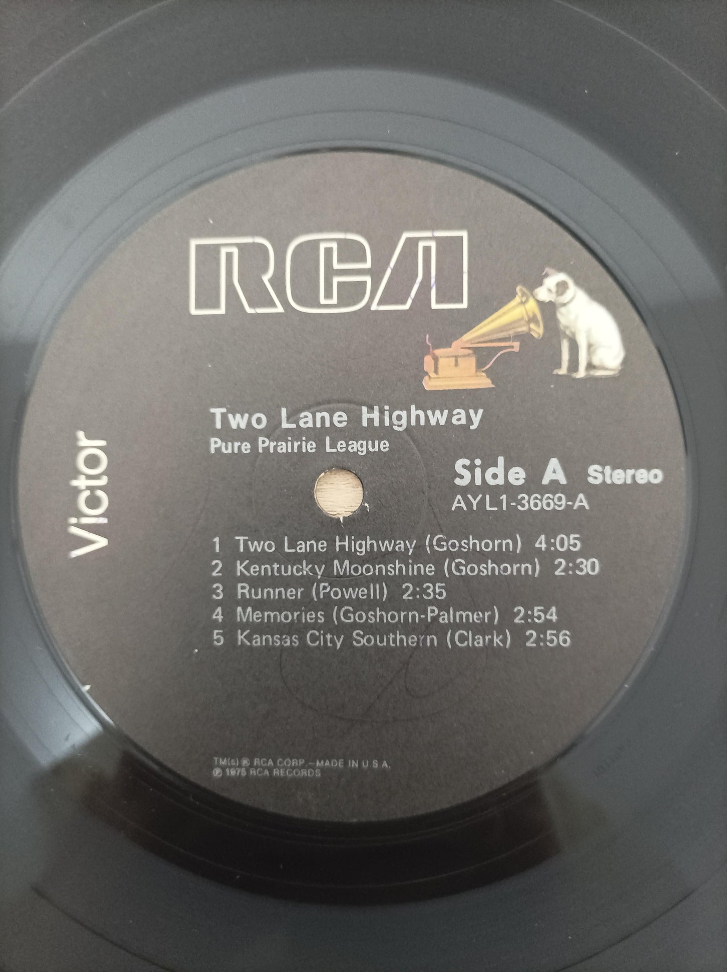 Lp Vinil Pure Prairie League Two Lane Highway Importado