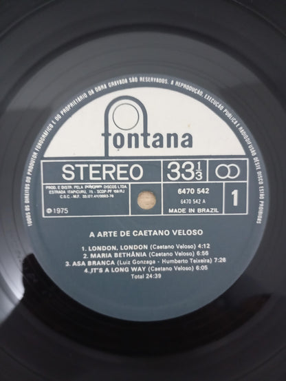 Lp Vinil Caetano Veloso A Arte De Caetano Veloso Duplo