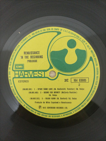 Lp Vinil Renaissance Prologue Capa Dupla