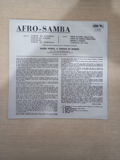 Lp Vinil Powell Vinicius Os Afro Sambas Original 1966, Leia