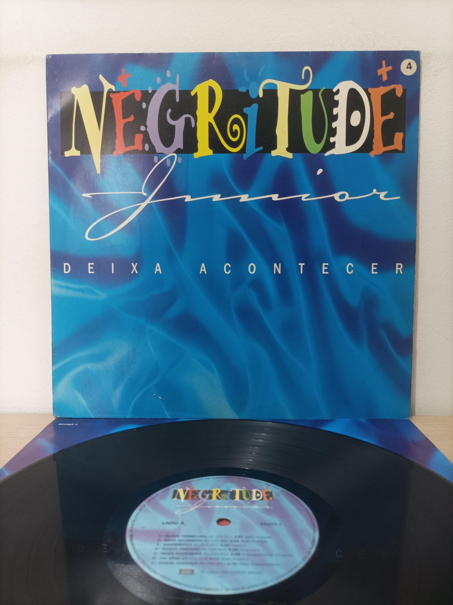 Lp Vinil Negritude Junior Deixa Acontecer Com Encarte