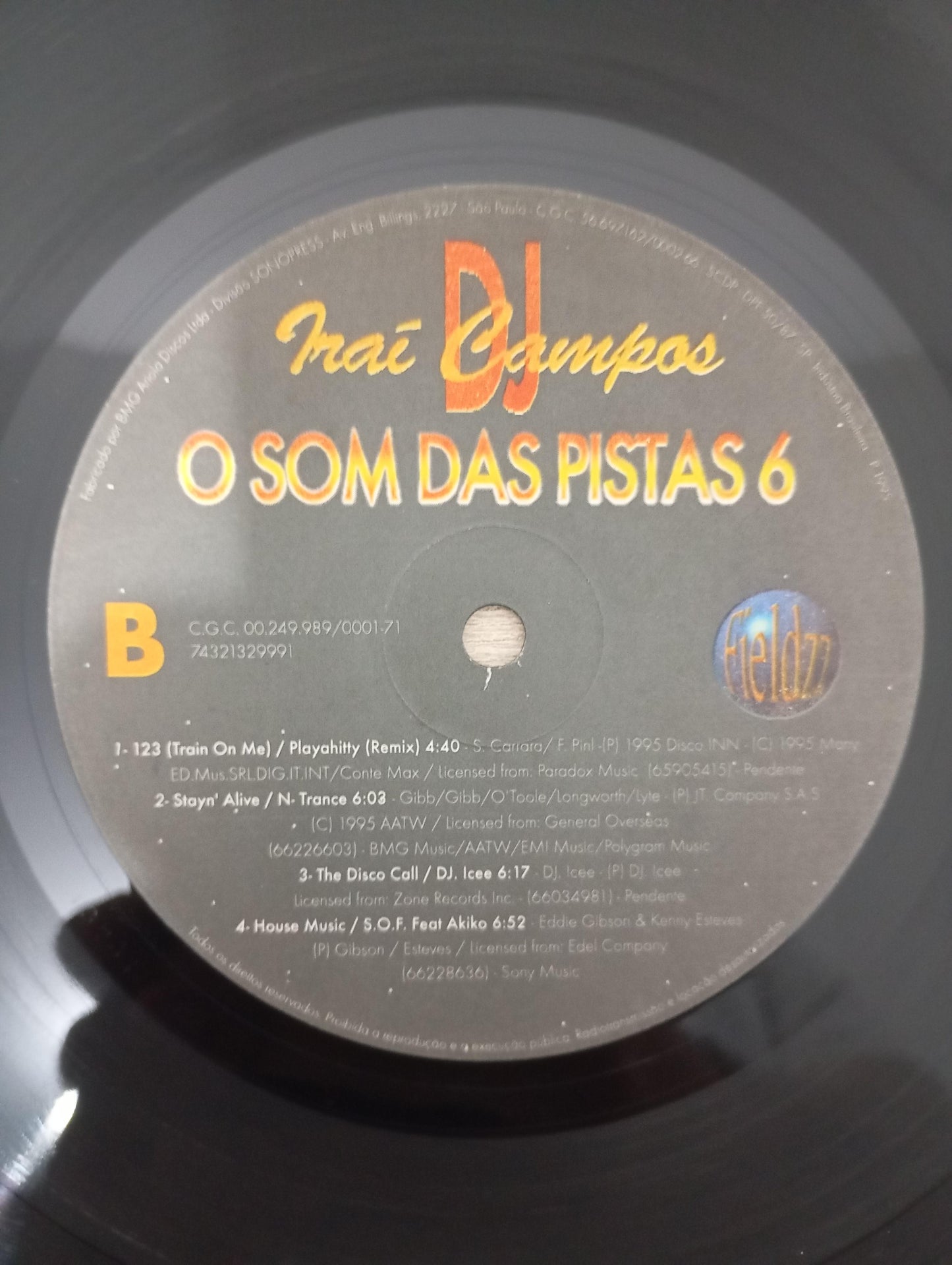 Lp Vinil DJ Iraí Campos O Som Das Pistas 6
