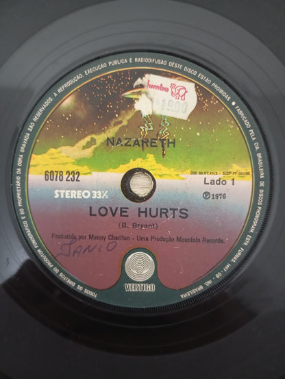 Vinil Compacto Nazareth Love Hurts / Holy Roller