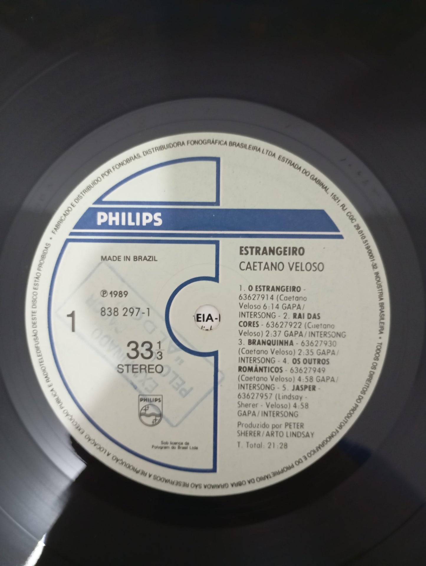 Lp Vinil Caetano Veloso Estrangeiro Com Encarte