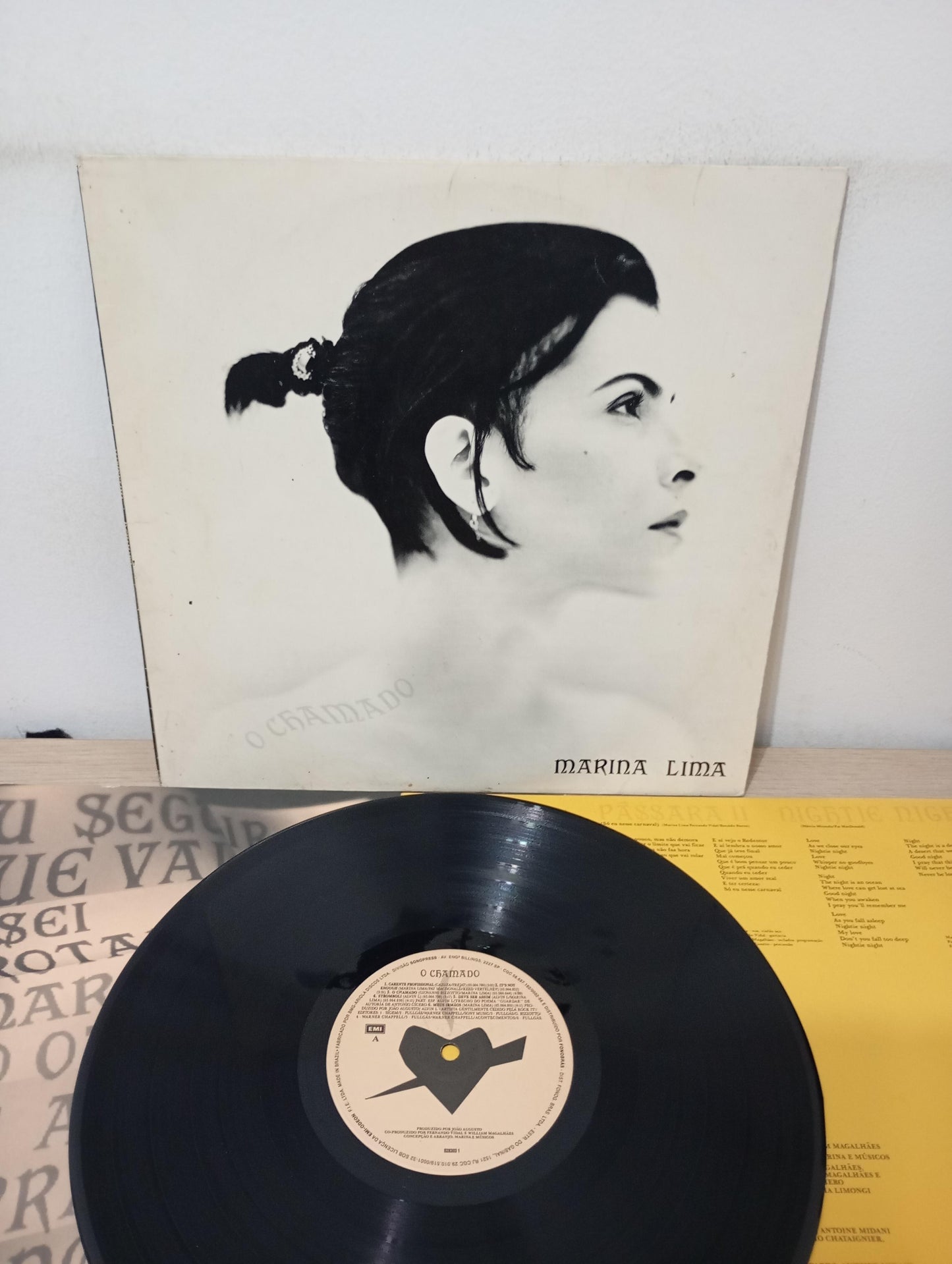 Lp Vinil Marina Lima O Chamado Com Encartes