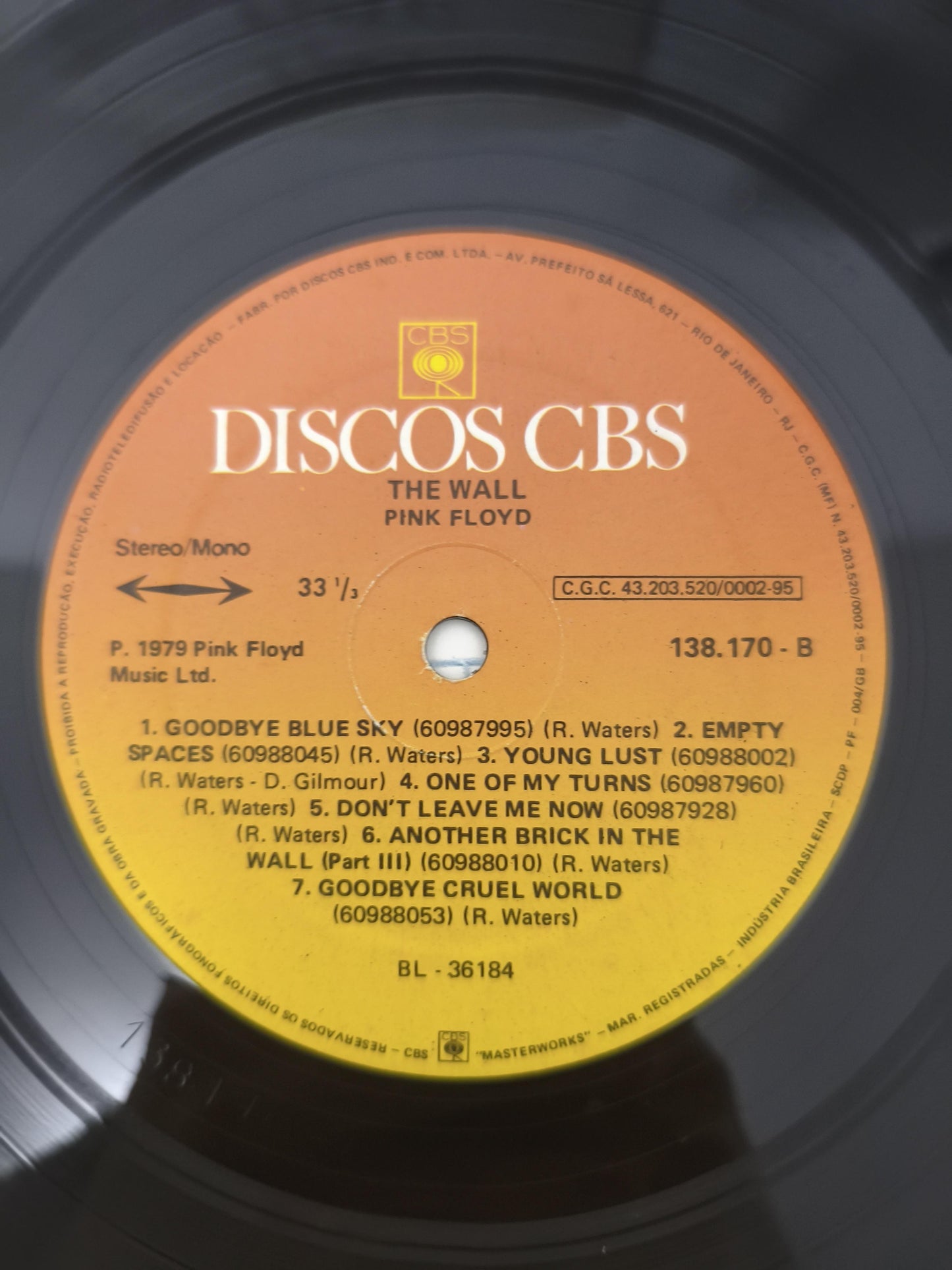 Lp Vinil Pink Floyd The Wall Duplo Com Encartes