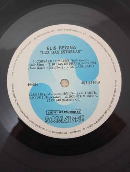 Lp Vinil Elis Regina Luz Das Estrelas Com Encarte